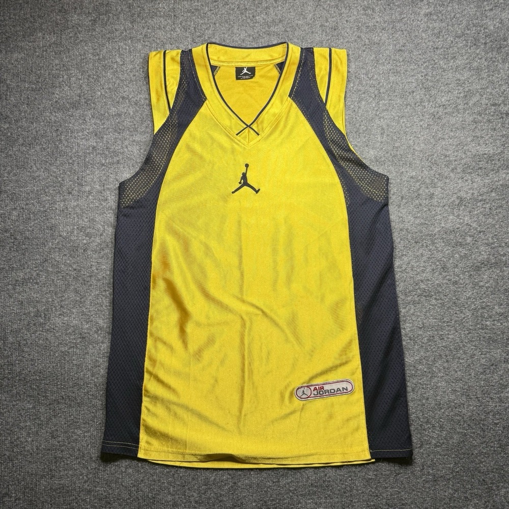 Vintage Y2K-era Air Jordan basketball jersey tank top Kids Size XXX Large